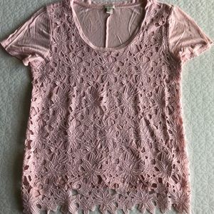 Floral patterned J. Crew top